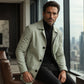 ✨Men's Minimalist Single-Breasted Mid-Length Coat – Clean Lines, Modern Fit, Everyday Elegance