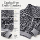 Women's Leopard Print Quarter-Zip Sweatshirt