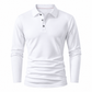 💖Black Friday Mega Deal – 50% off!💖Men's Long Sleeve Collared T-Shirt