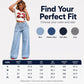 Women's Trendy Asymmetric Overlap Wide-Leg Jeans