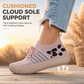 Women's Slip On Loafers Lightweight Breathable Summer Casual Flat Shoes Plus Size