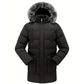 Men's Mid-Length Winter Windproof Thermal Jacket