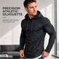 👕Modern Slim Fit, Irregular Cut🧥 Men's Modern Slim Irregular Hoodie – Dynamic Layering & Athletic Silhouette ✨