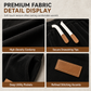 Men's Casual Corduroy Wide Leg Pants with Elastic Drawstring Waist Relaxed Fit Loose Trousers
