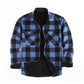 Men's Winter Thermal Plaid Shirt Jacket
