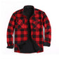 Men's Winter Thermal Plaid Shirt Jacket