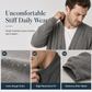 Jacquard Knit Loose Fit Cardigan for Men