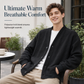 Jacquard Knit Loose Fit Cardigan for Men