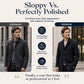 Men's Casual Single-Breasted Trench Coat