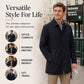 Men's Casual Single-Breasted Trench Coat
