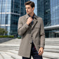Men's Casual Single-Breasted Trench Coat