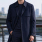 Men's Casual Single-Breasted Trench Coat