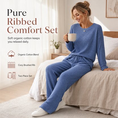 💖Black Friday Mega Deal – 50% off!💖Women's Casual Knit Loungewear Set