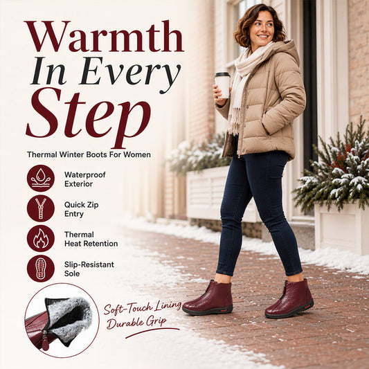 ⏰  💖Black Friday Mega Deal – 50% off!💖Women's Non-Slip Winter Warm Boots
