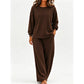 Women's Relaxed Top & Wide Leg Pants 2-Piece Set