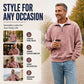 Men's Casual Quarter-Zip Sweatshirt