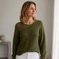 ⏰ Last Day of the Sale – 50% OFF ✨Women's Faux Mink Sweater with Mesh Patchwork