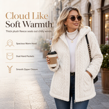 💖Black Friday Mega Deal – 50% off!💖 ❄️Women's Casual Plush Solid Color Cardigan🧸