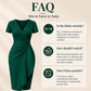 💖Black Friday Mega Deal – 50% off!💖 Polished Look, Flattering Silhouette | Women's Elegant V-Neck Ruffle Wrap Dress