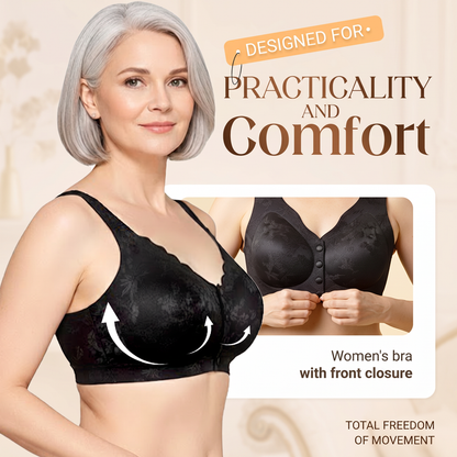 Comfort Front-Clasp & Wire-Free Seamless Bra
