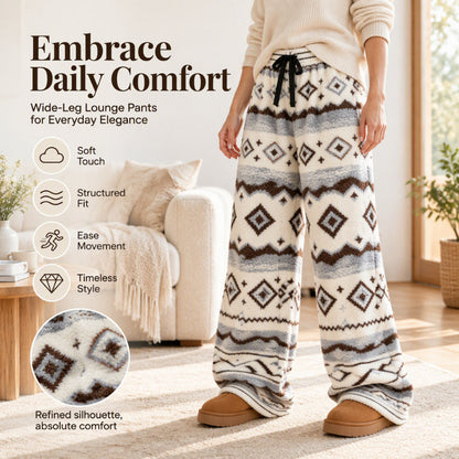 👖 Retro Charm, Toasty Cloud-Soft Comfort | Women's Vintage Warm Cozy Wide-Leg Pants