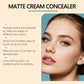zephoco Matte Cream Concealer (Medium Shade), Long-Lasting Flawless Coverage Natural Matte Finish Concealing Cream, Matte Makeup Finish